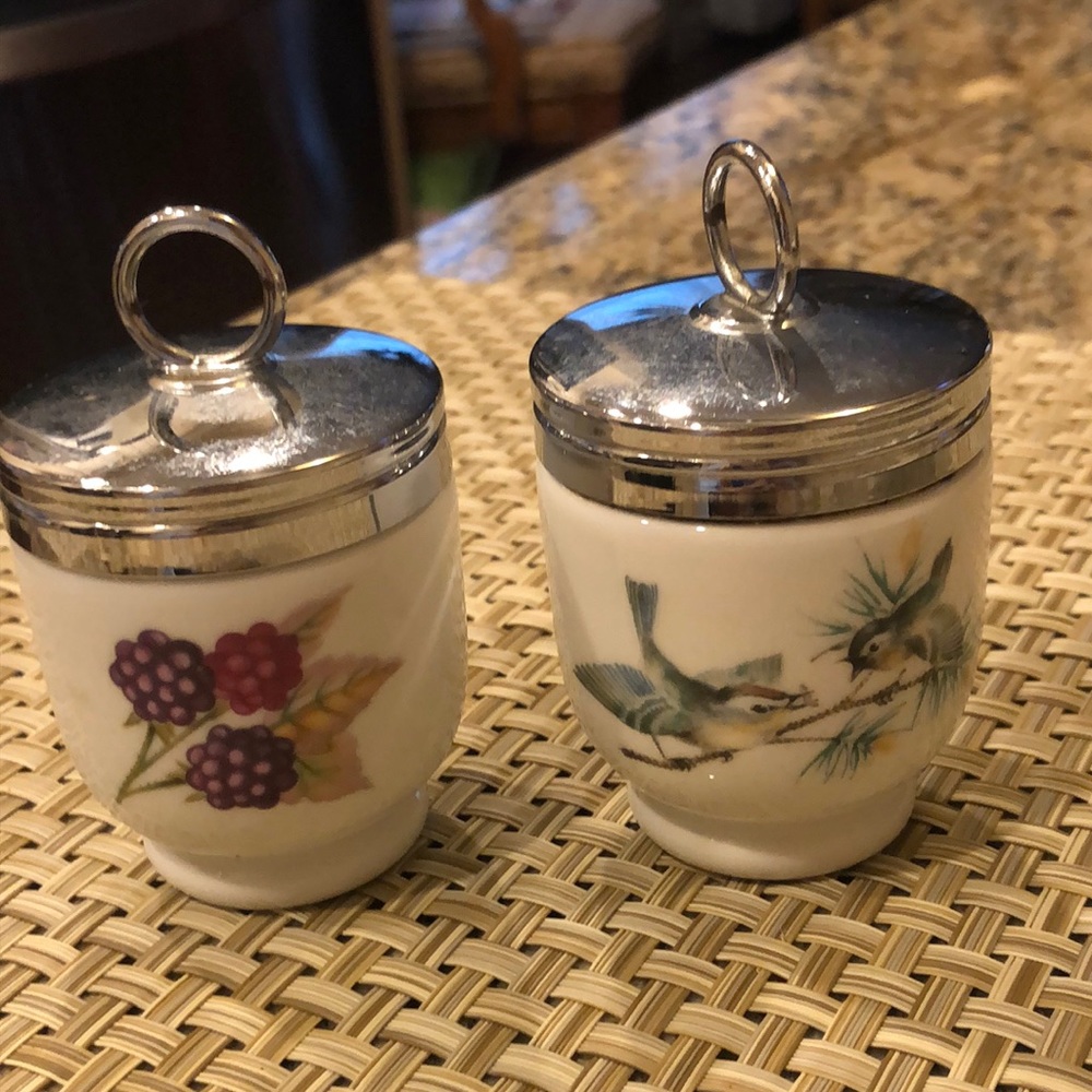 Royal Worcester egg coddles